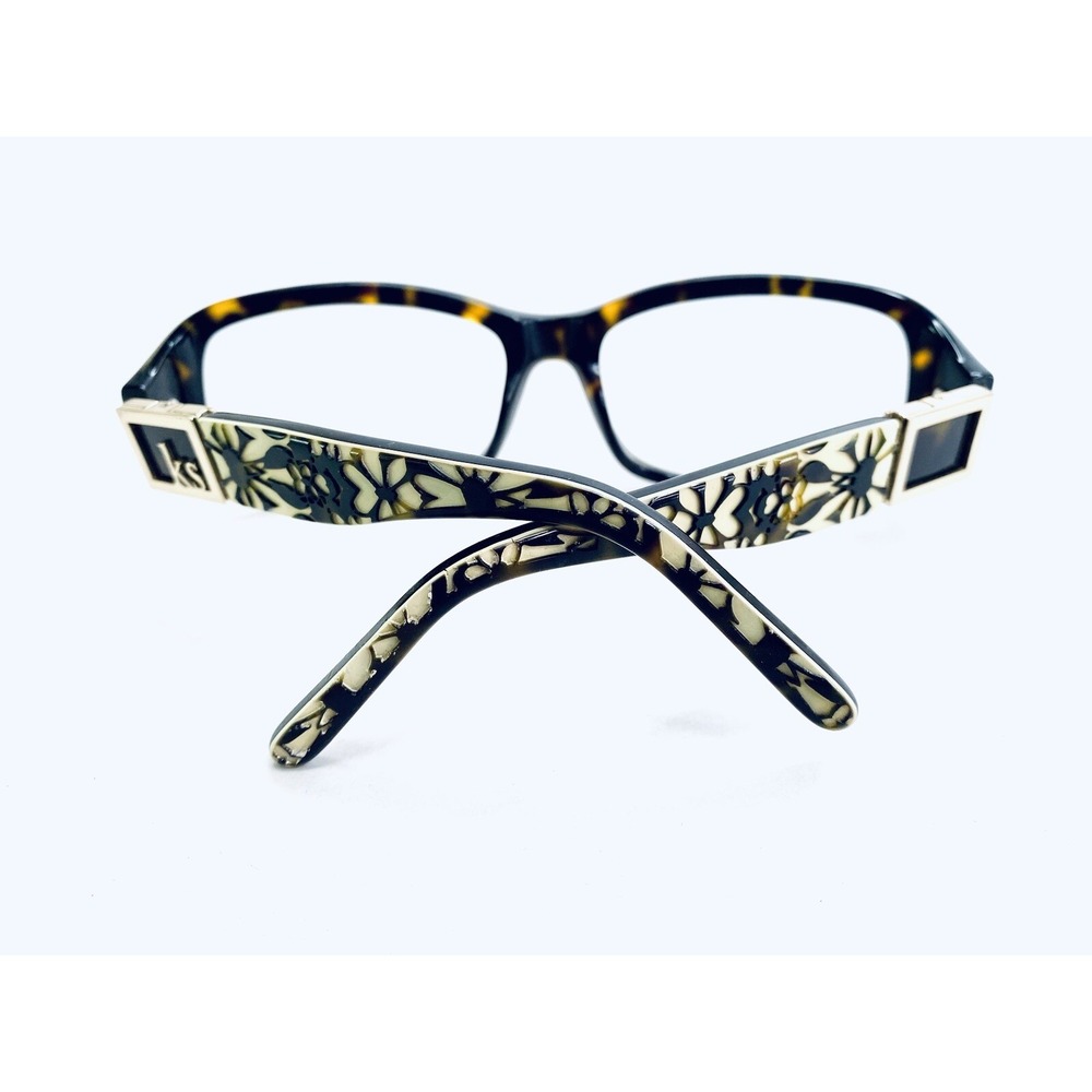 VTG Kate Spade Brown Tortoise Rectangular Eyeglasses Floral Marli/S 56 17 125 - Picture 6 of 11